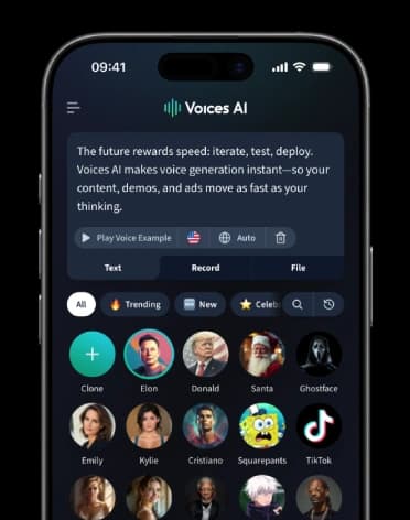Voices AI Celebrity Voice Changer Voices AI Celebrity Voice Changer