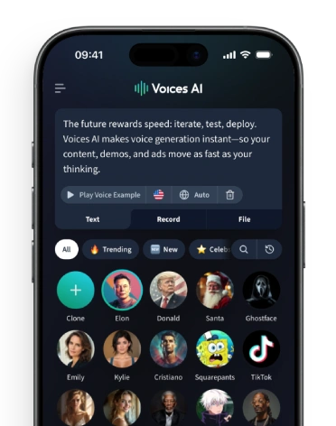 Voices AI Celebrity Voice Changer Voices AI Celebrity Voice Changer